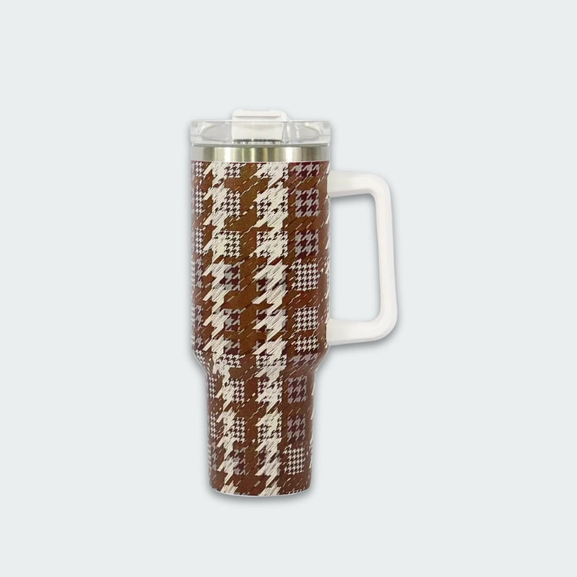 40oz Coffee Tumbler | Stainless Steel Insulated Mug for Car & Outdoor Use