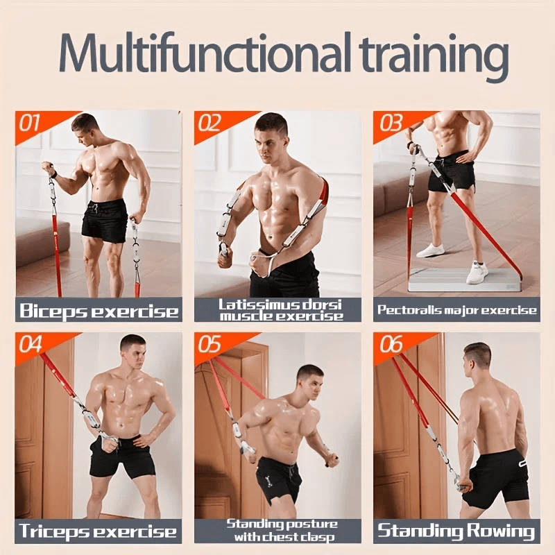 PowerFlex Resistance Strap Full Body Pull Rope for Strength, Stretch & Gym Training