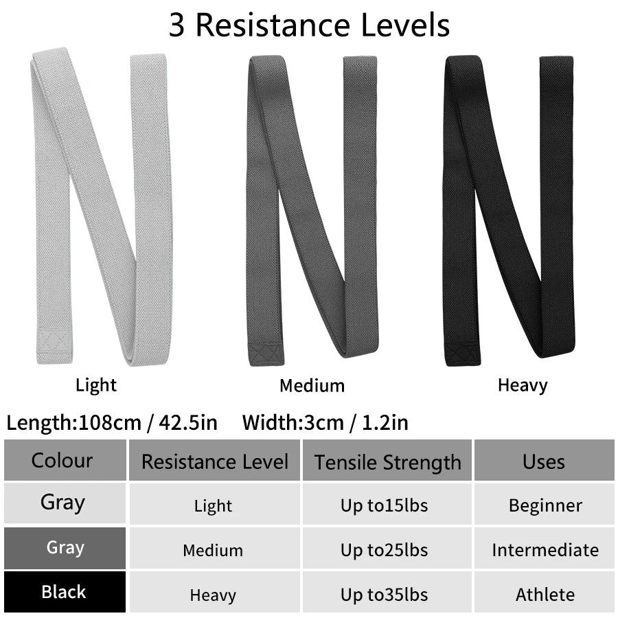 3Pcs Fabric Booty Long Resistance Bands Cloth Legs Butt Exercise Bands Elastic Hip Bands Fitness Workout Strength Training Loops