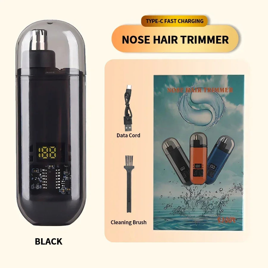 2 In 1 Electric Portable Ear And Nose Hair Trimmer Clipper 2024