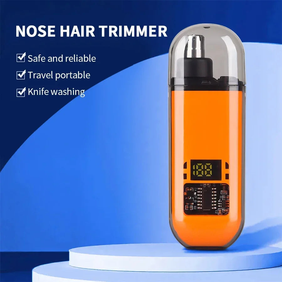 2 In 1 Electric Portable Ear And Nose Hair Trimmer Clipper 2024