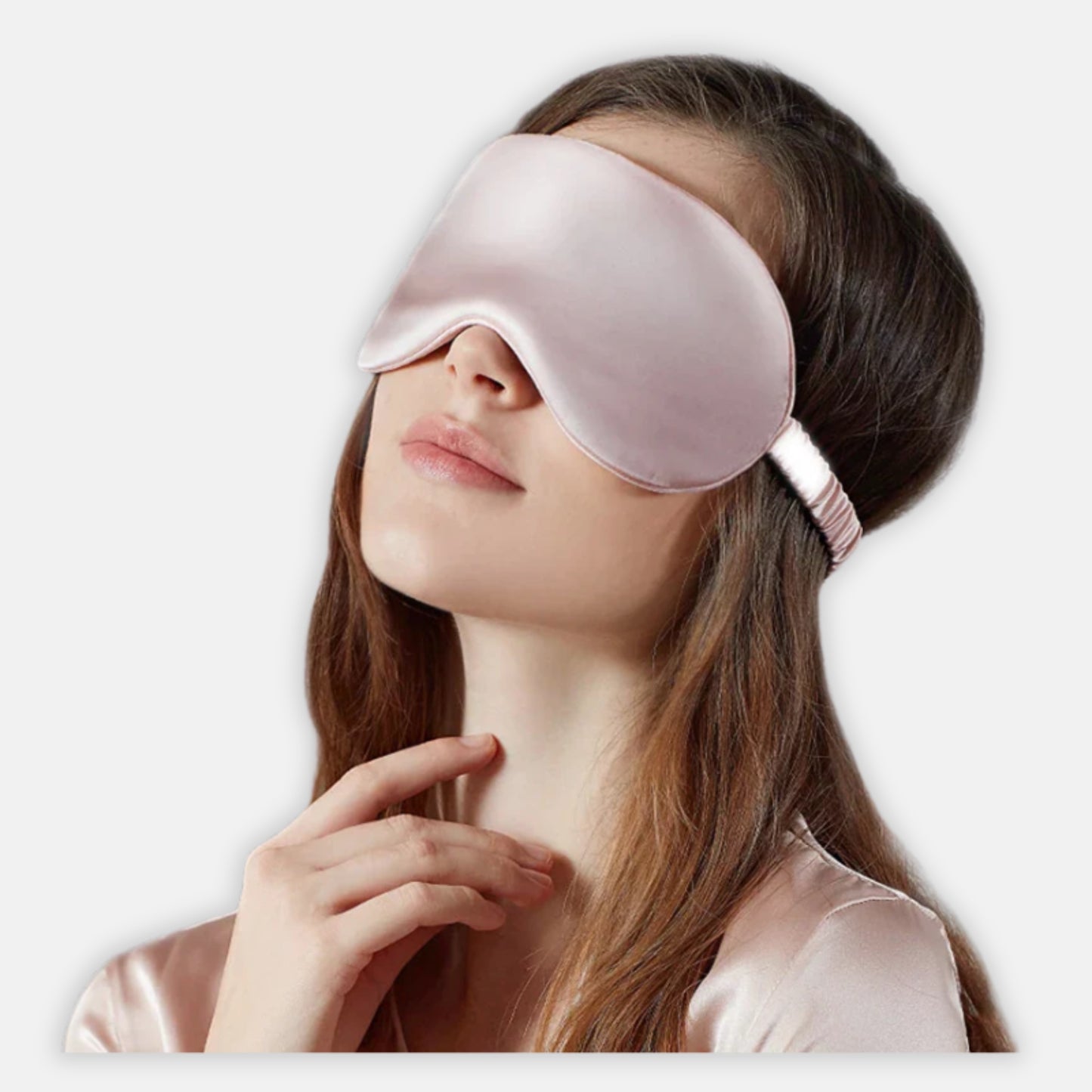 100% Pure Silk Double-Side Shading EyeShade Sleeping Eye Mask Cover Eyepatch Blindfolds Eyeshade Health Sleep Shield Light
