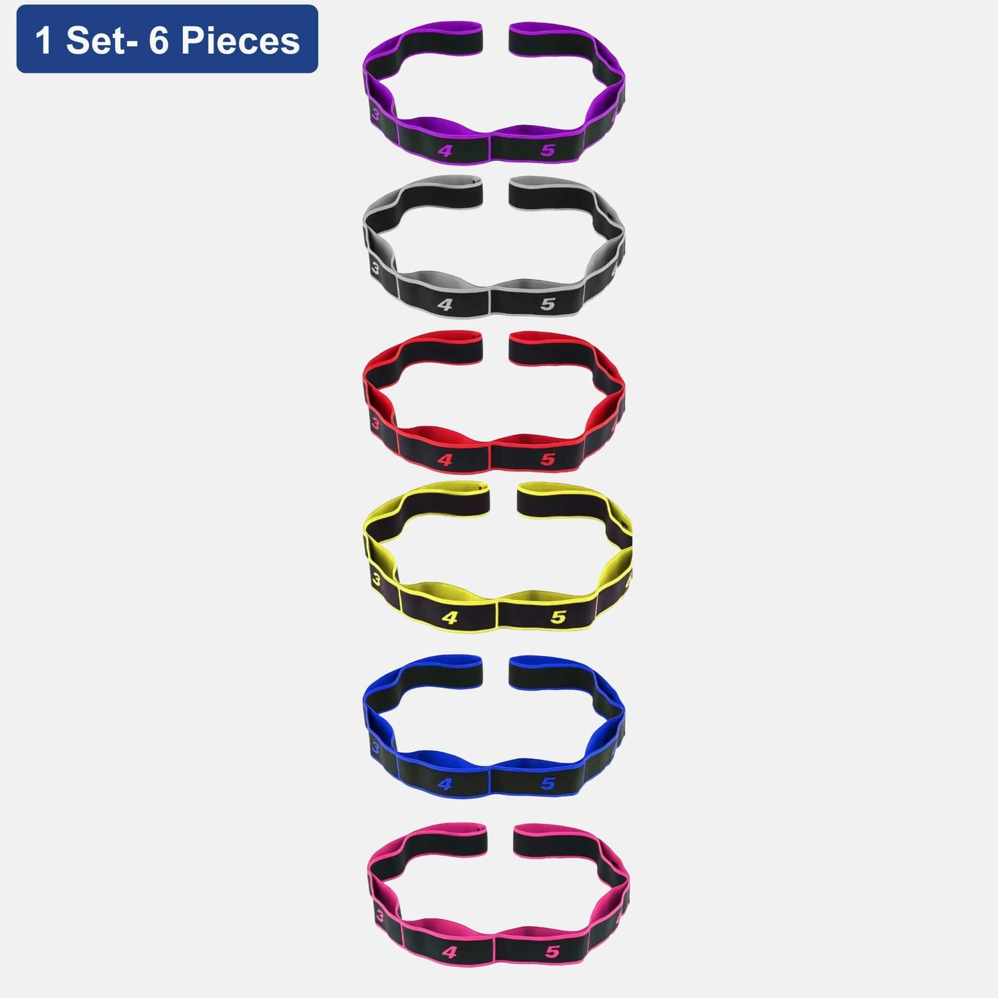 FlexiPro Resistance Band – Purple Color for Yoga Stretching