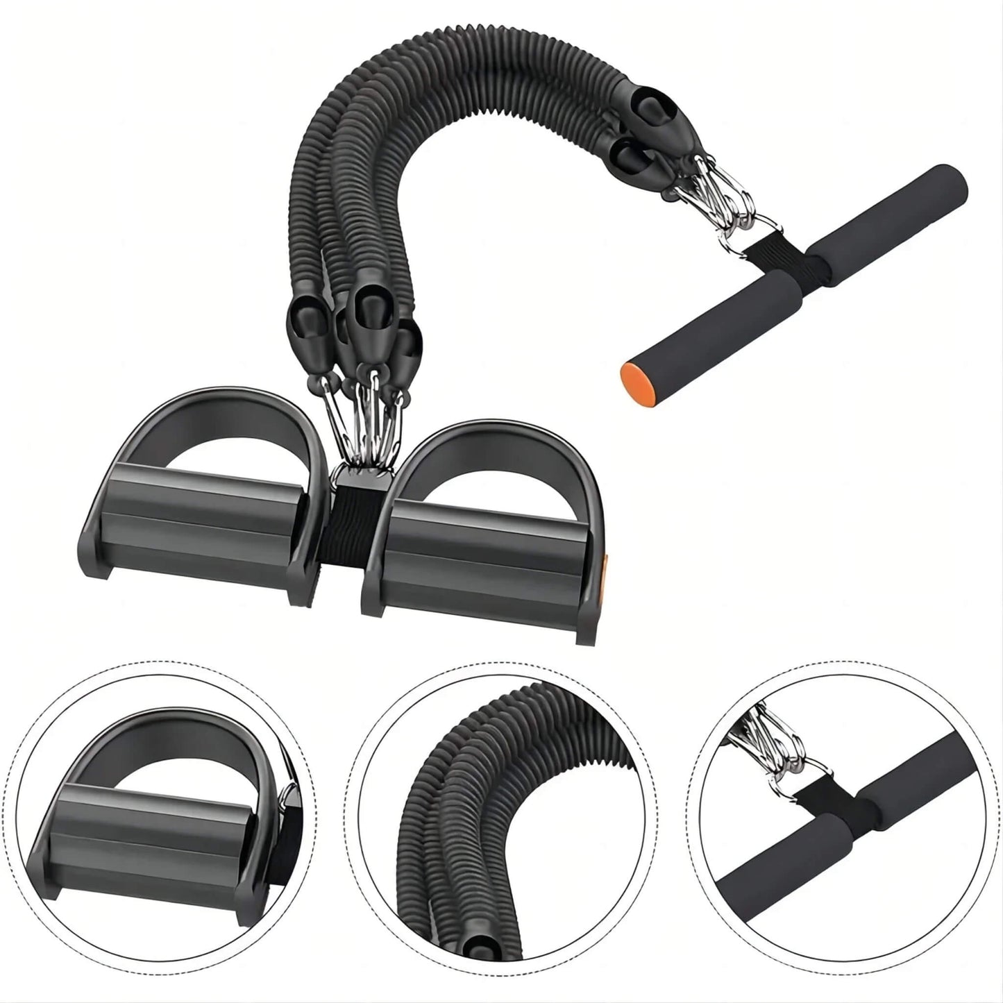Dual-Action Arm and Leg Resistance Training Band