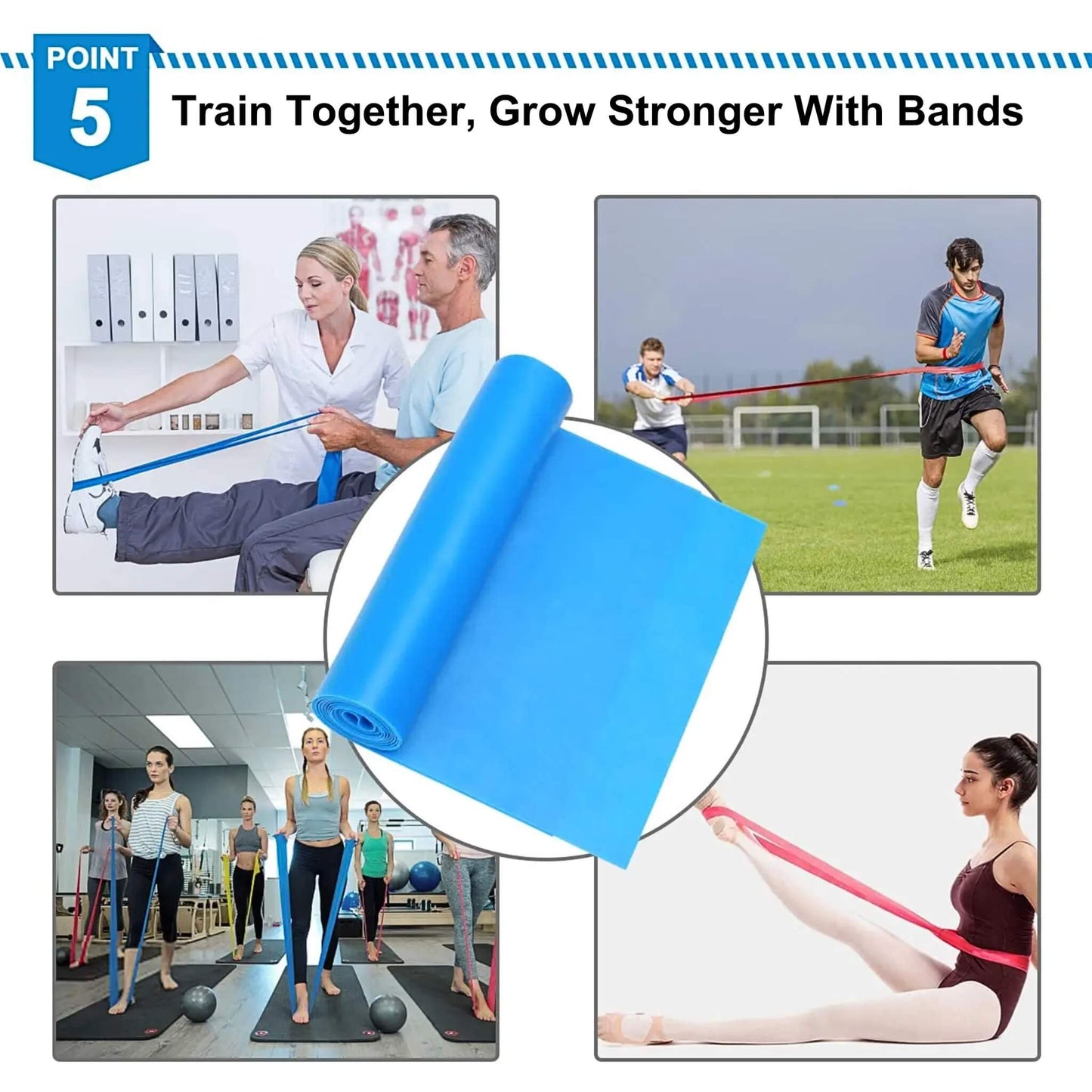 ProFlex Resistance Bands Set 3 Pieces Front View