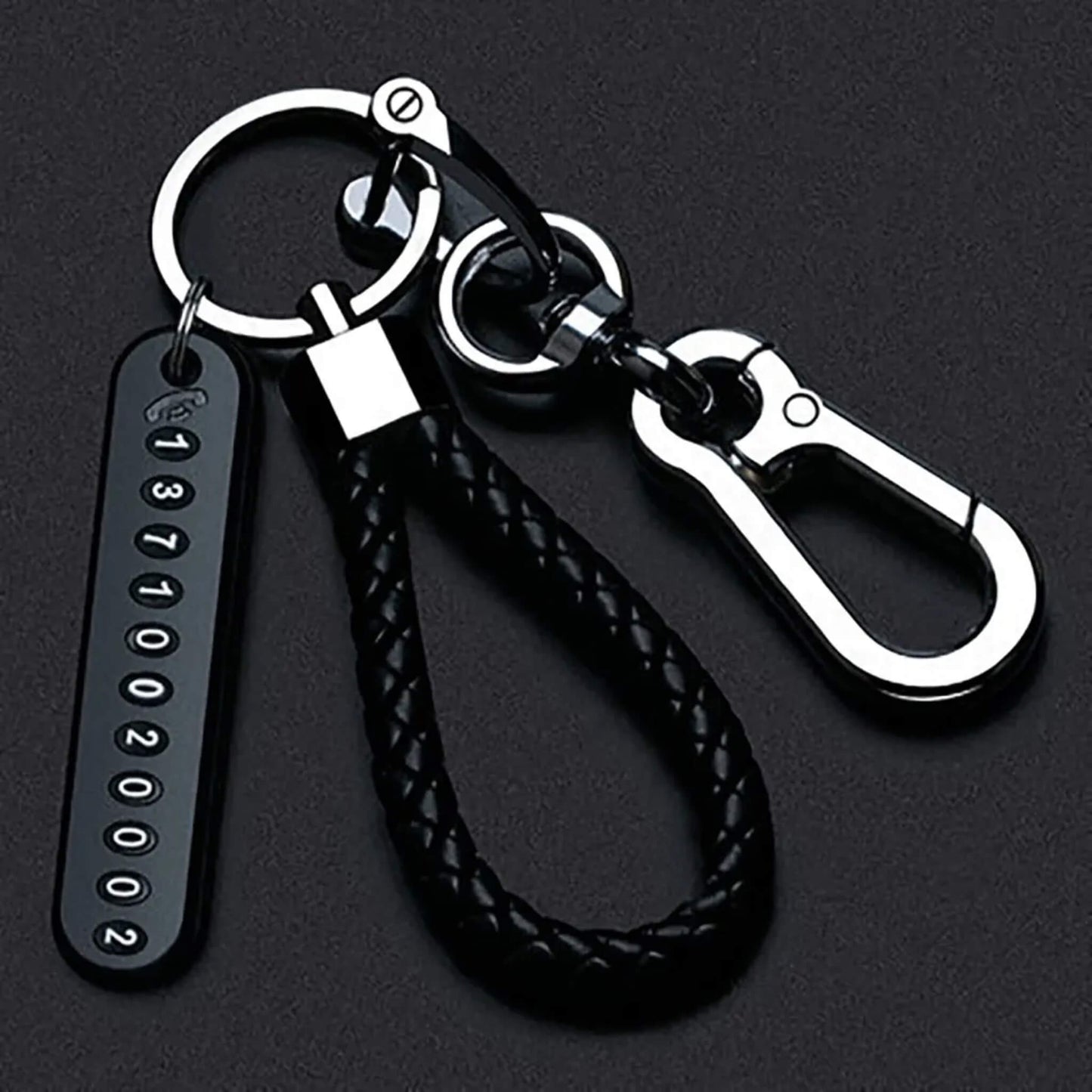 StreetMark DIY Number Plate Keychain for Men & Women