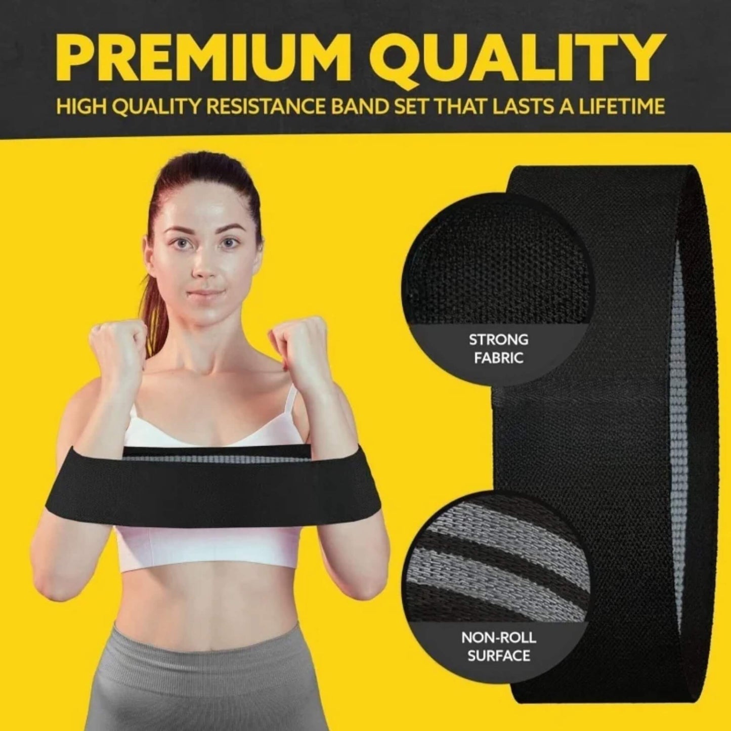 Yoga and Leg Day Resistance Bands for Home