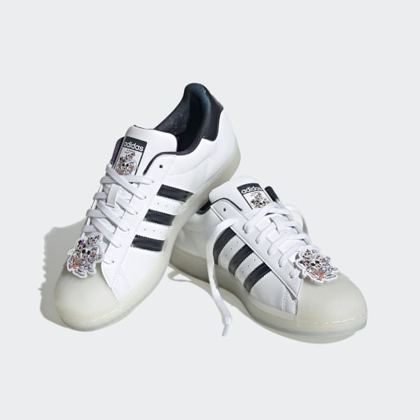 Disney x Adidas Superstar White Navy Blue Sneaker