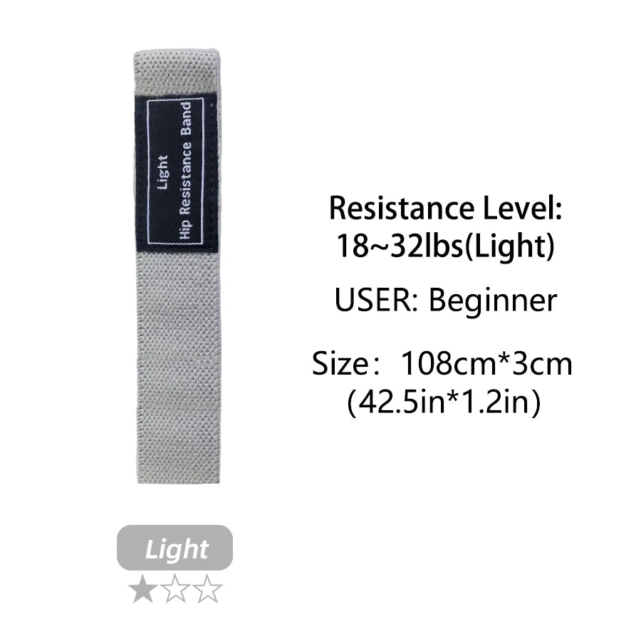 3Pcs Fabric Booty Long Resistance Bands Cloth Legs Butt Exercise Bands Elastic Hip Bands Fitness Workout Strength Training Loops