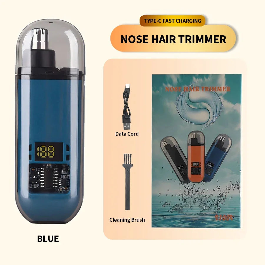 2 In 1 Electric Portable Ear And Nose Hair Trimmer Clipper 2024