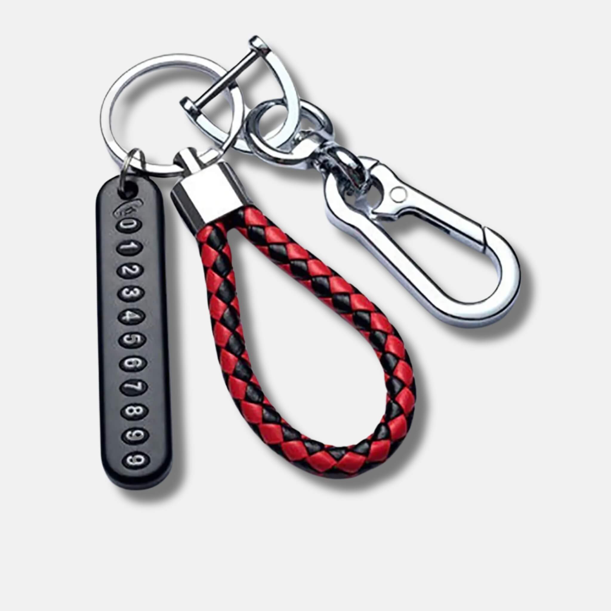 Anti-Loss Car Keychain Accessory for Safety Return