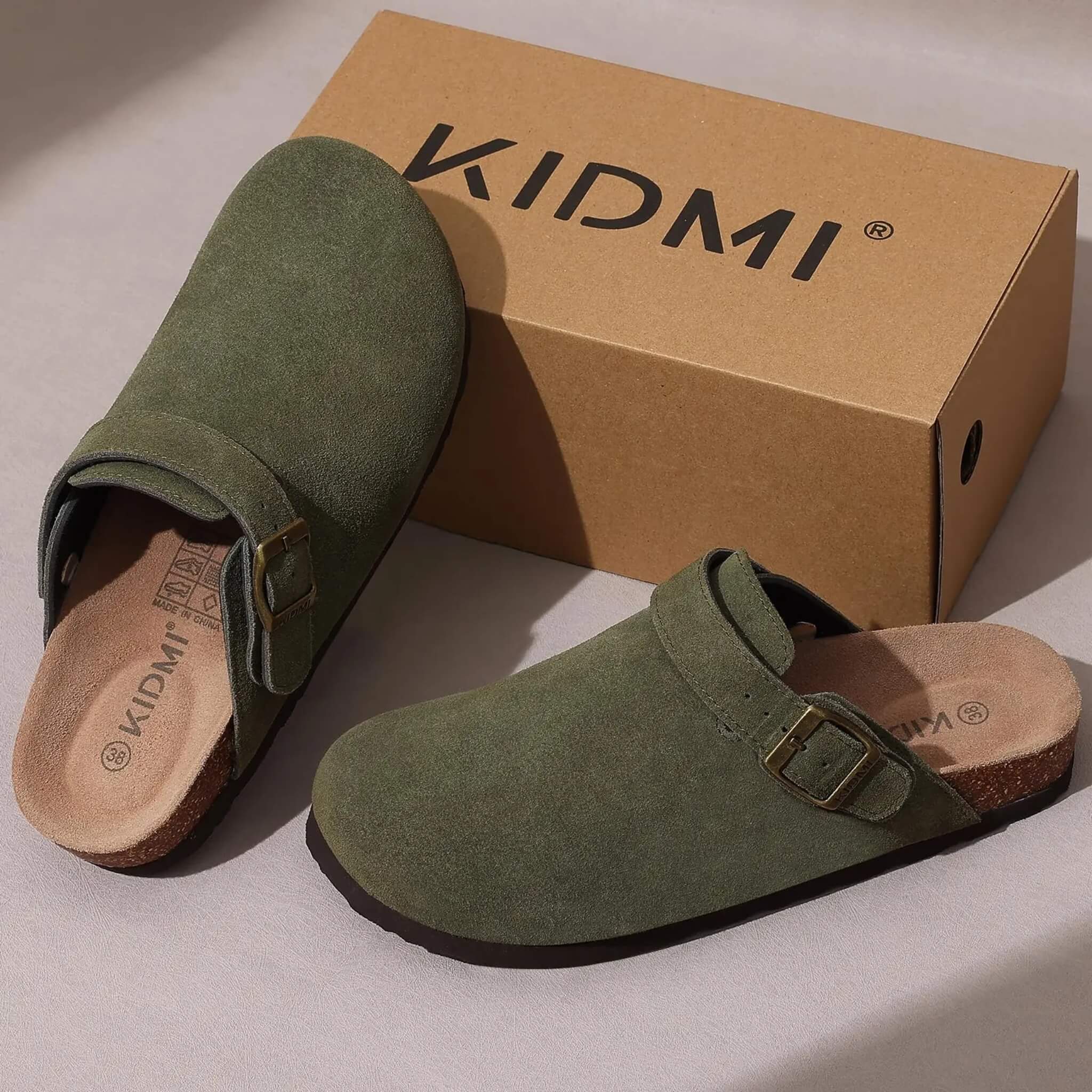 Cork Footbed Clogs with Orthopedic Comfort