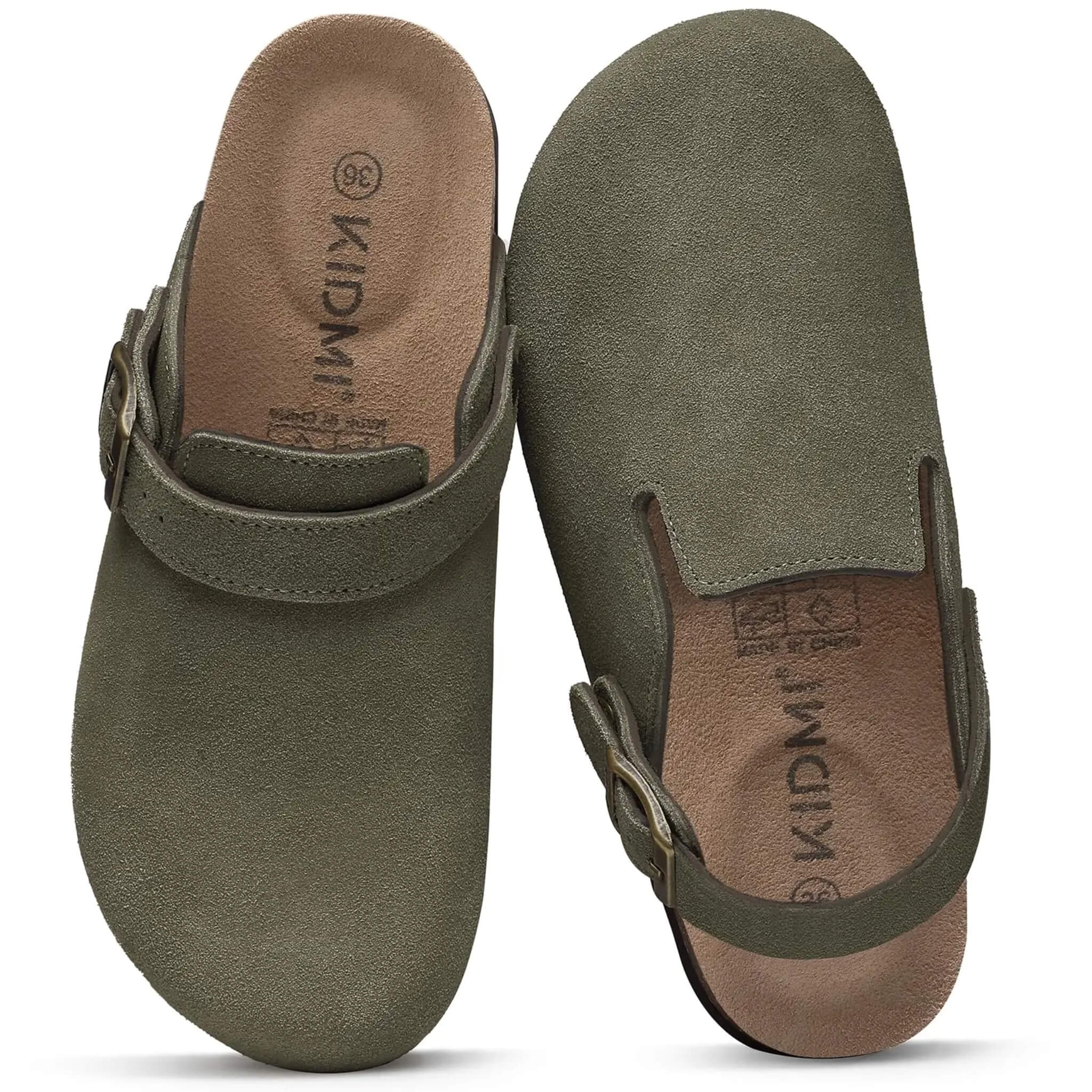Slip-On Cow Suede Leather Shoes for Women