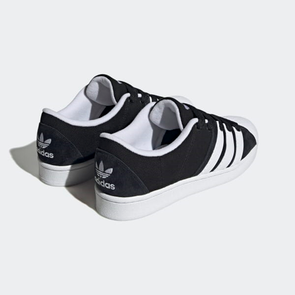Adidas Superstar Supermodified Black & White Canvas Shoes