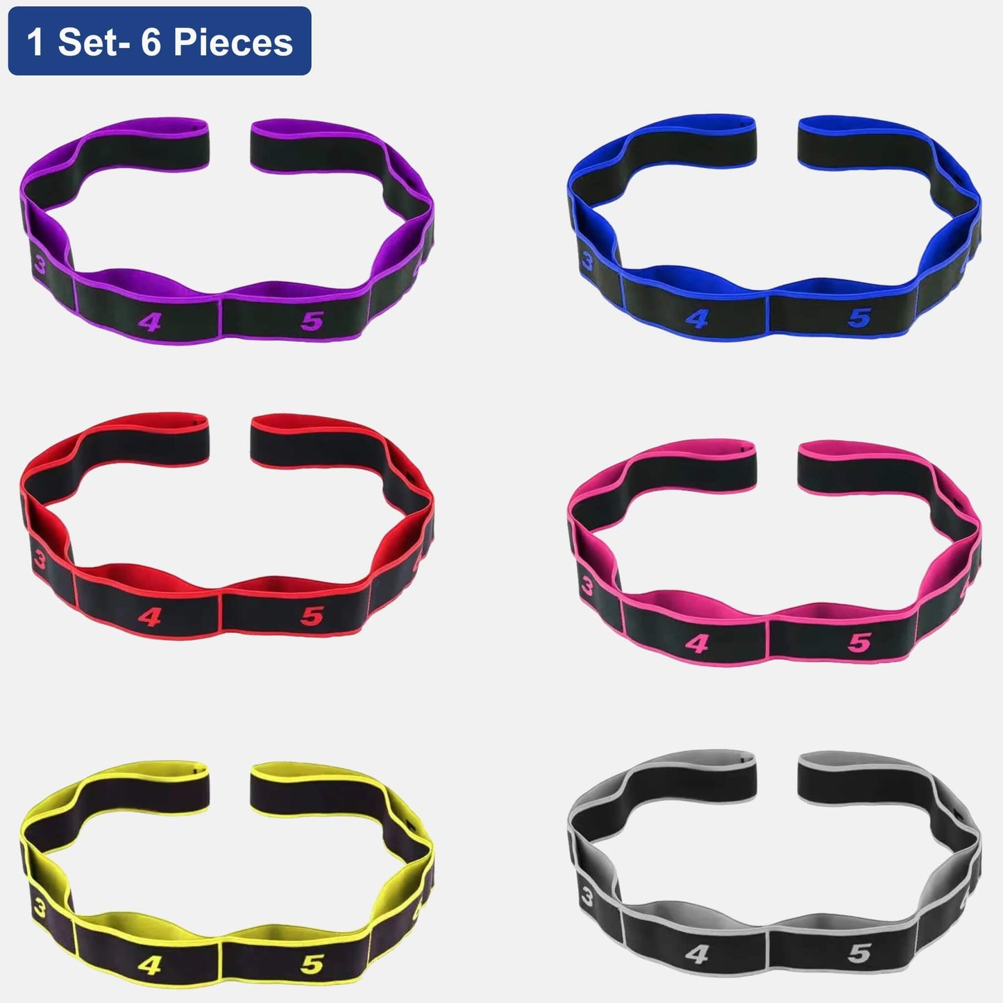 FlexiPro Pink Resistance Band for Full Body Workouts