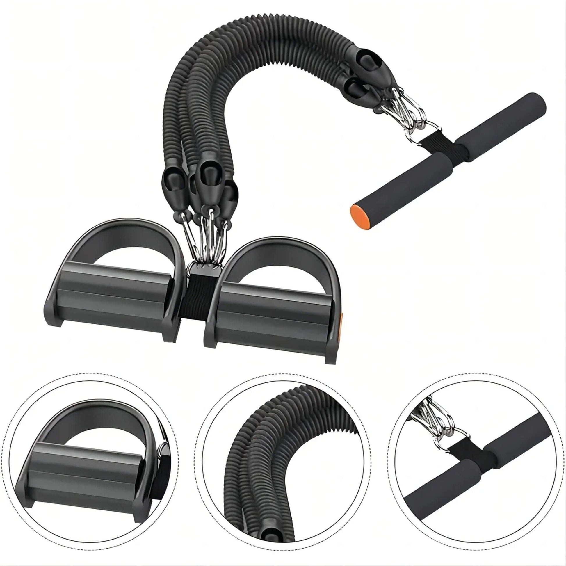 Dual-Action Arm and Leg Resistance Training Band