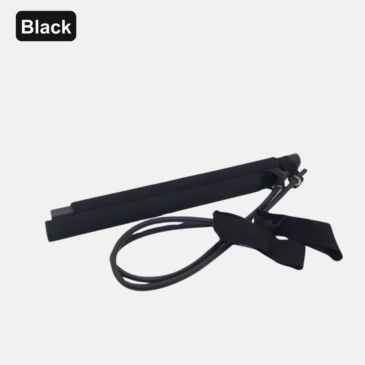 Pilates Resistance Stick in pink, purple, blue, and black
