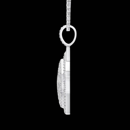 Iced-Out VVS1 Moissanite Star Pendant Jewelry