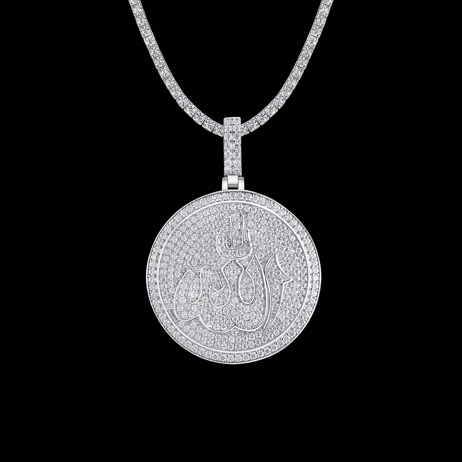 VVS1 Moissanite Pendant Diamond Tester Approved